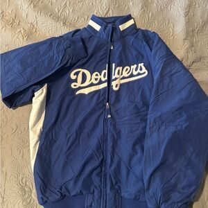 Majestic Blue Dodgers Authentic Jacket